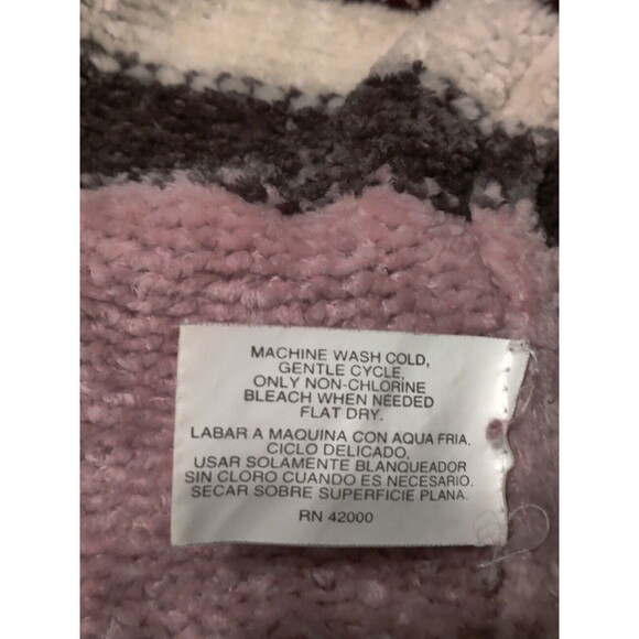 Basic Editions Womens Striped Long Sleeve‎ Sweater Acrylic Roll Neck Size Large - Picture 6 of 10